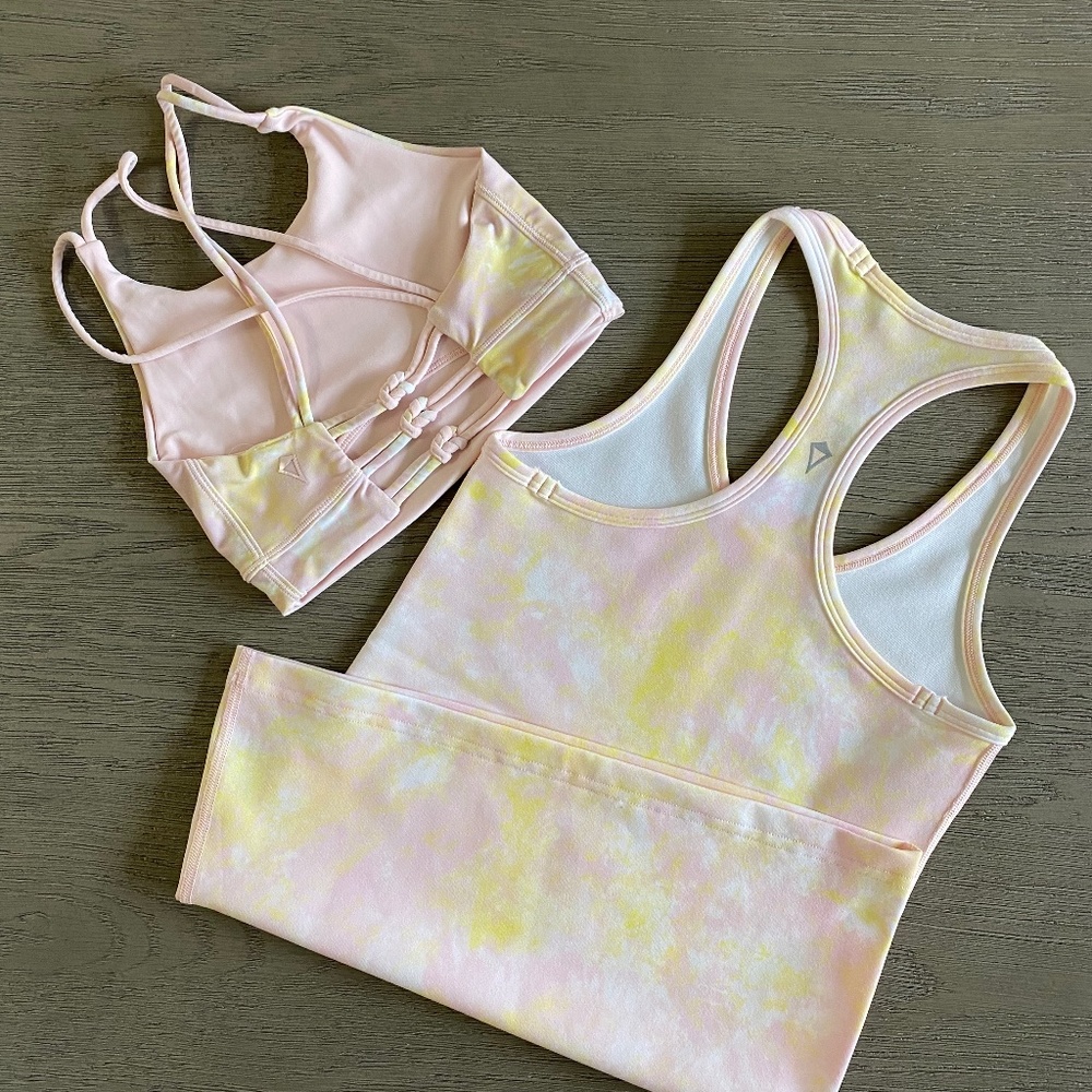 Ivivva reversible bra and tank top set